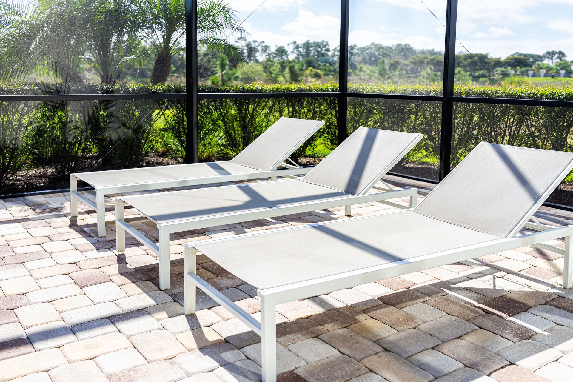 Screened Glass Private Pool – Sarasota, FL – A-Team Construction