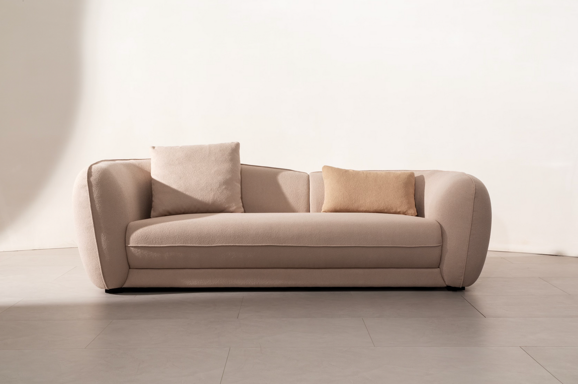 Modern Tan Couch / Divan clearance sale