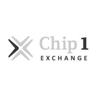 Chip 1 Exchange logo: stylized 