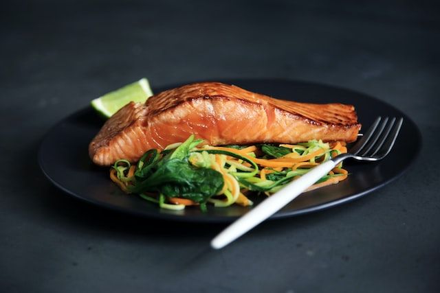 salmon dinner