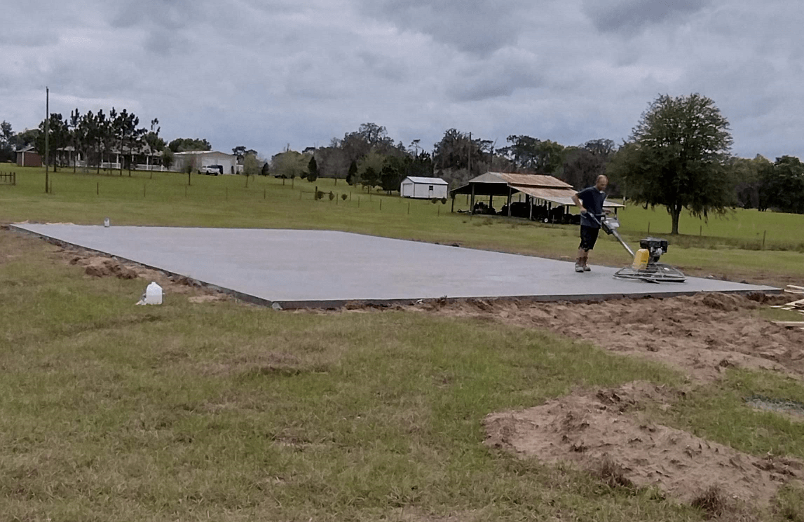 concrete slab in ocala florida