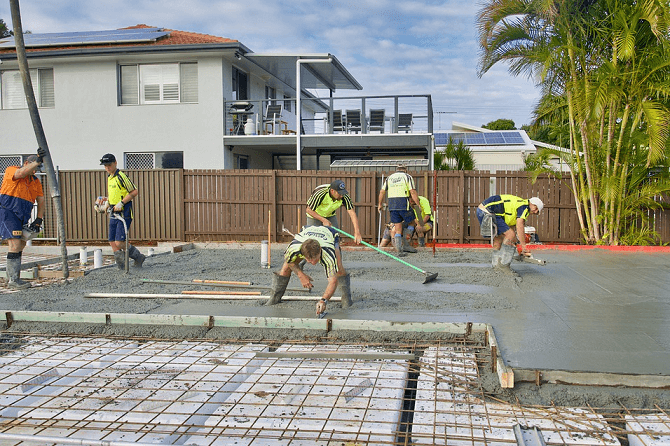 concrete slab foundation metal building ocala