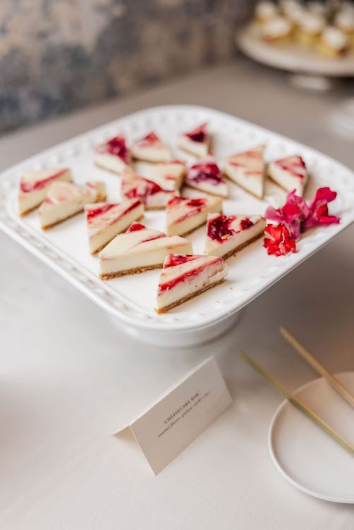 Small Desserts at the end of a Corporate Event being Catered by Copper Kitchen