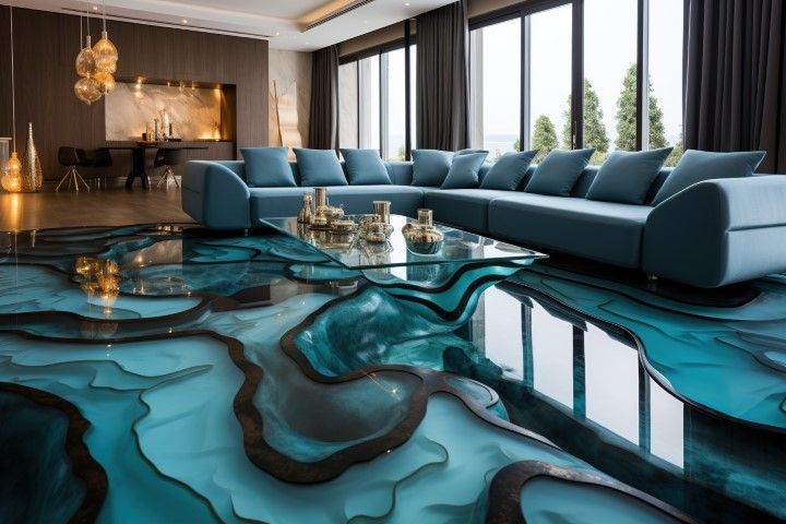 An image of Residential Epoxy Flooring in Menlo Park CA