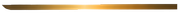 Fine barre horizontale dorée et brune avec un dégradé métallique sur fond blanc