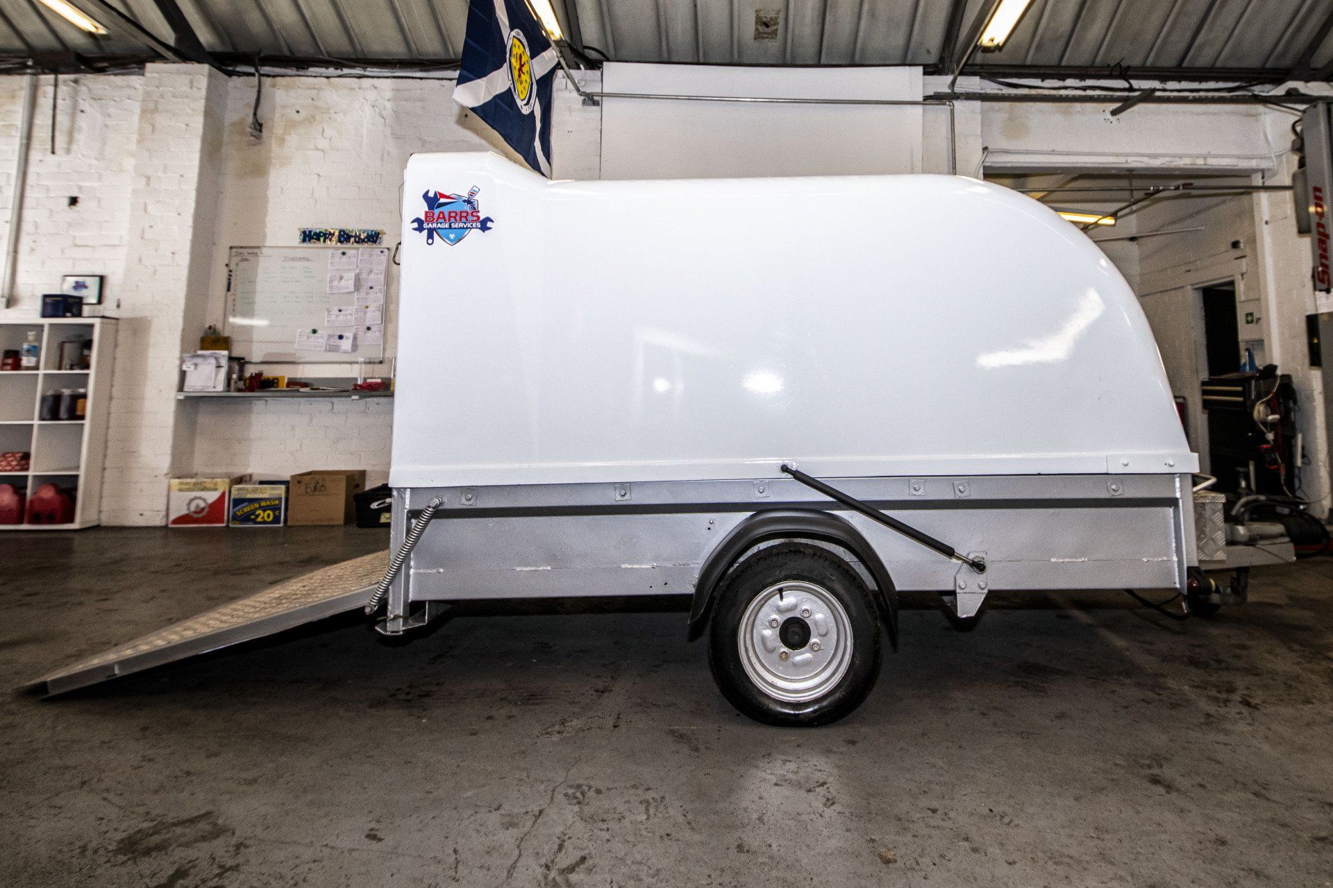 enclosed motorcycle trailer