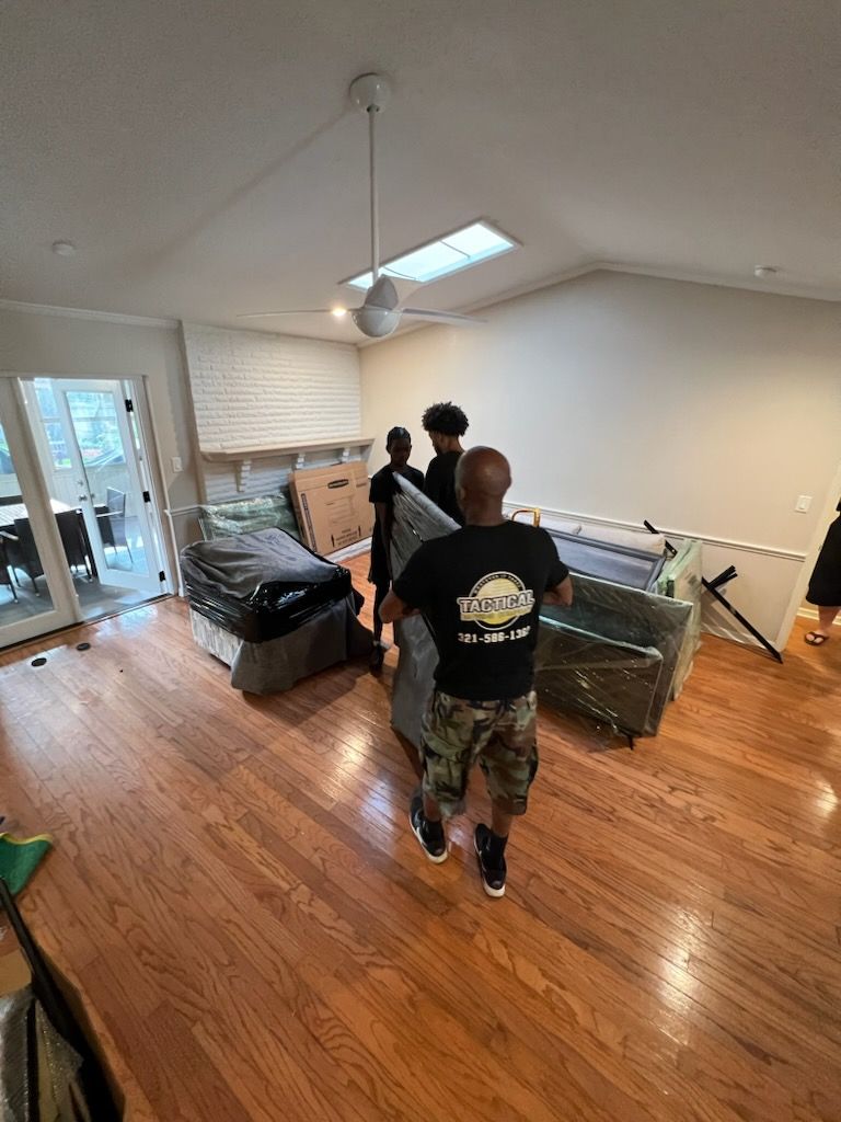 Boxes In Living Area