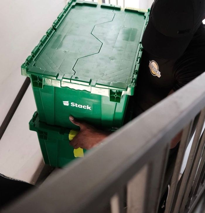 Workers Moving In Boxes