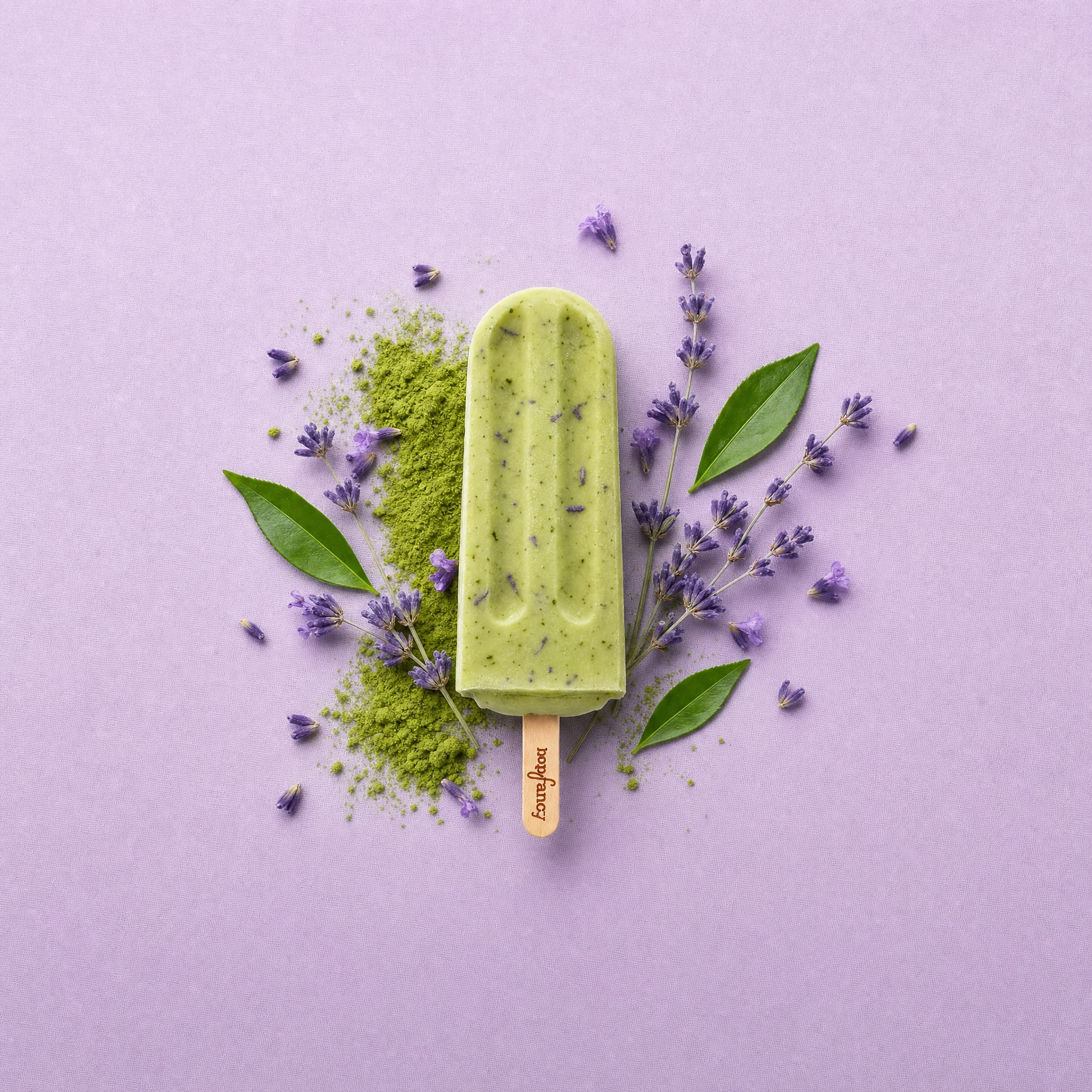 LAVENDER MATCHA GREEN TEA Popsicle