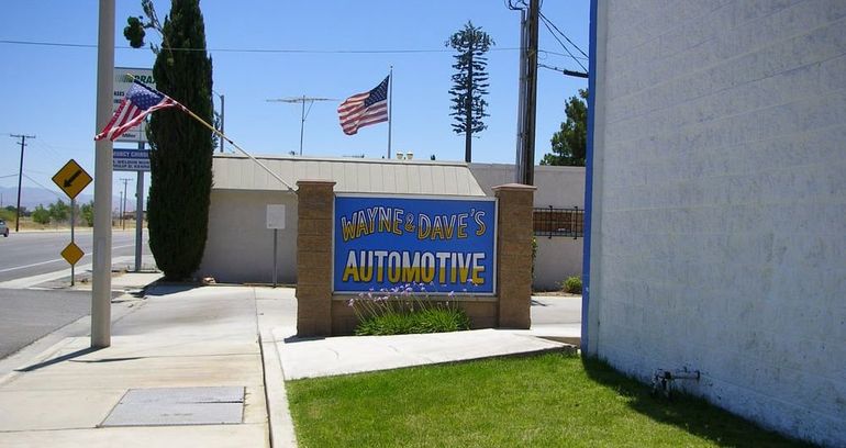 Automotive Signage — Lancaster, CA — Wayne & Dave's Automotive