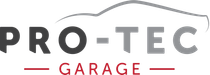 a logo for pro-tec garage who installs ceramic coating & paint protection in Sydney.
