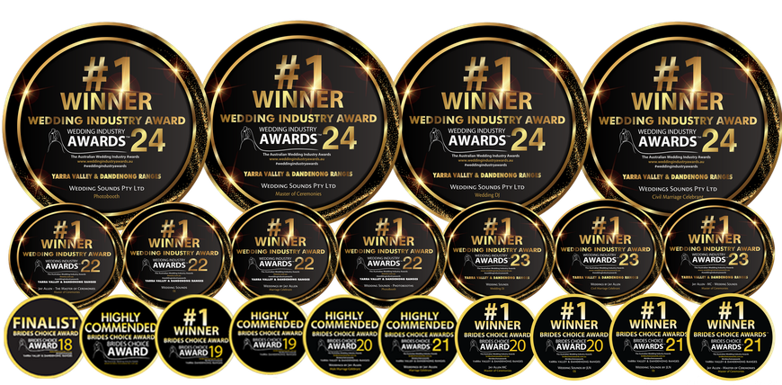 Award-winning celebrant recognition