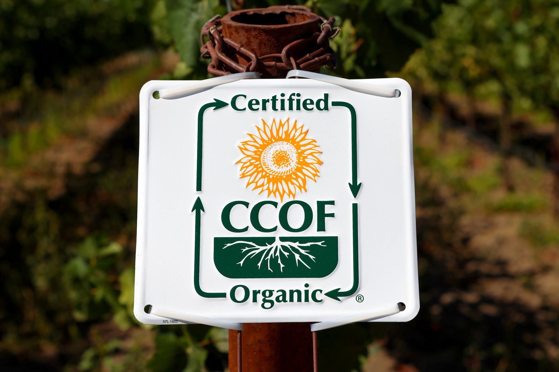 CCOF Certified Sign