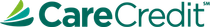 CareCredit logo in teal and green with a leaf icon