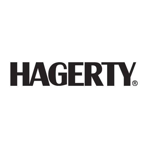 Hagerty logo in black text on a white background.