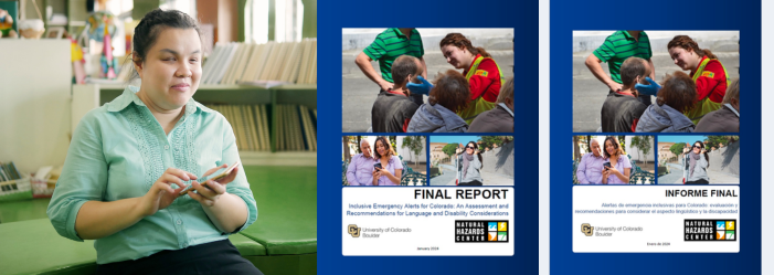 English and Spanish cover pages to final report