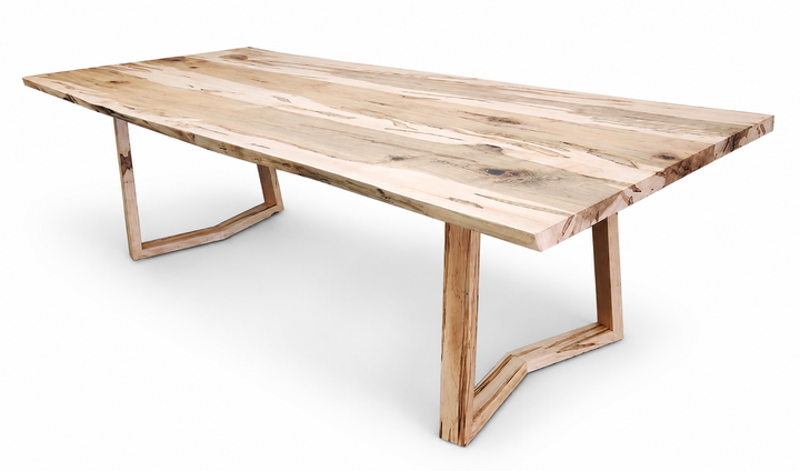 Rustic live-edge custom-made-dining-table