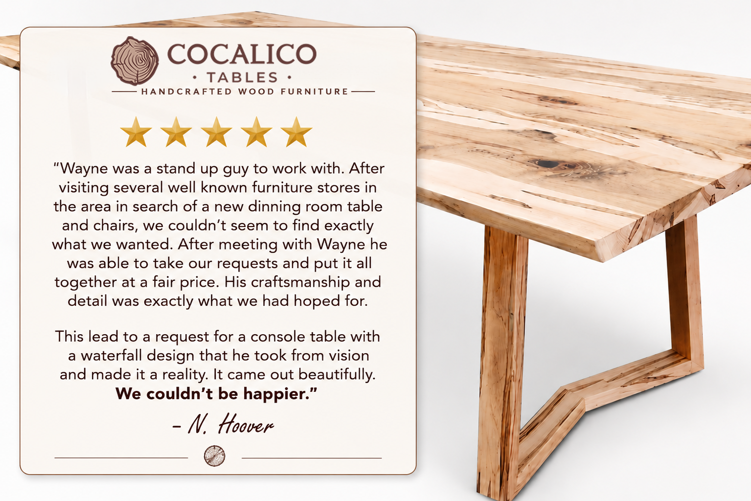 Google Review from a recent customer