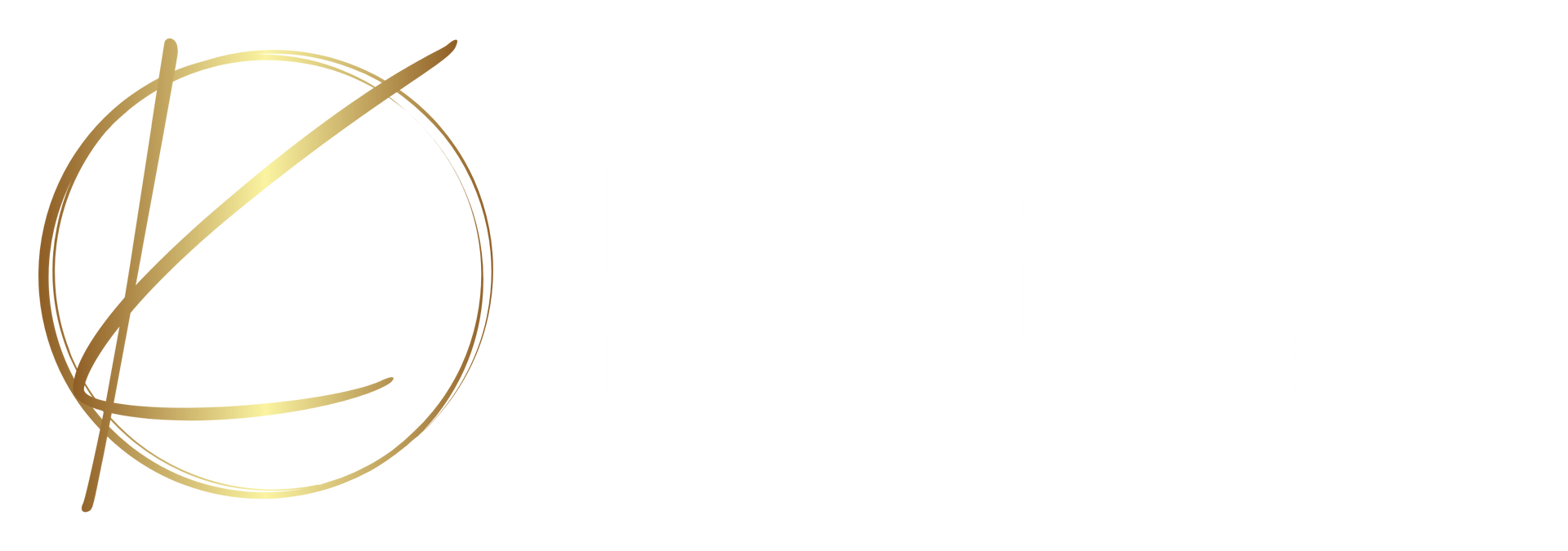 Golden logo: letter