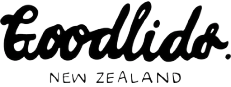 Goodlids New Zealand logo in black script with a white background