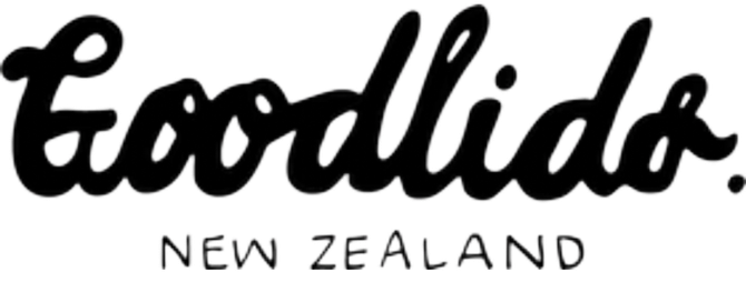 Coodlida logo in black script with “NEW ZEALAND” below on a white background