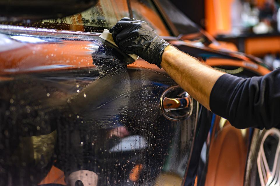 Black Car Exterior Detailing