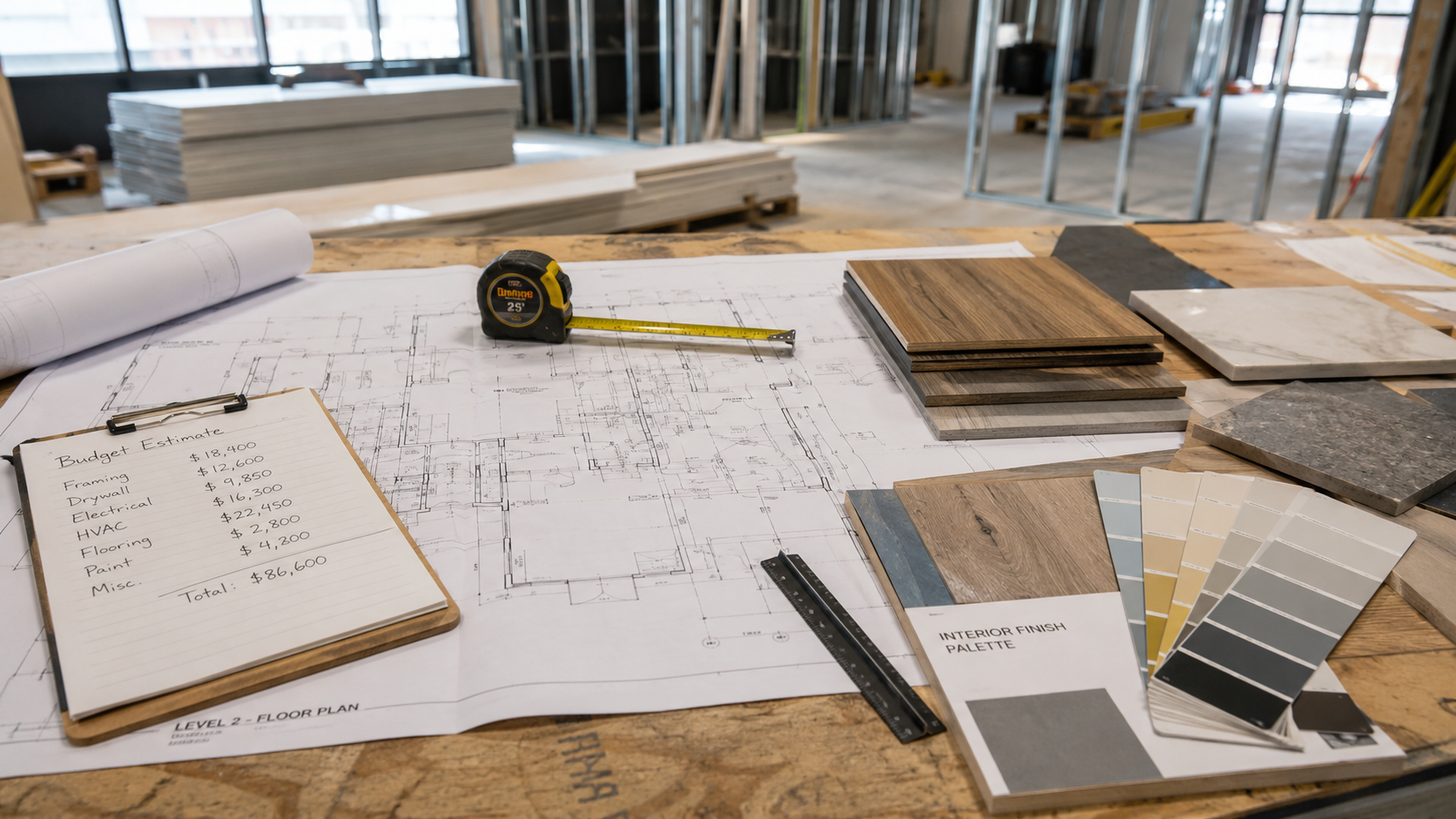 project planning for commercial renovation budget