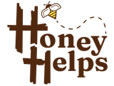 Honey Helps logo with a friendly bee icon, representing honey-powered fundraising and community impact