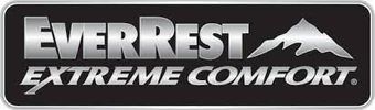 EverRest Extreme Comfort logo in silver and white on a black rounded rectangle