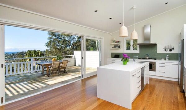 Balcony off the Kitchen — Innovative Design in Salamander Bay, NSW