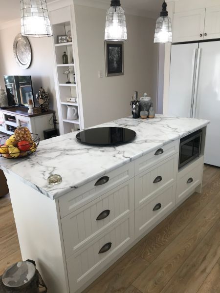 Marble Kitchen Bench Top — Innovative Design in Salamander Bay, NSW