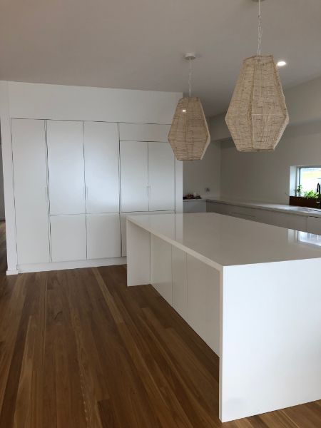 Empty Kitchen Bench — Innovative Design in Salamander Bay, NSW