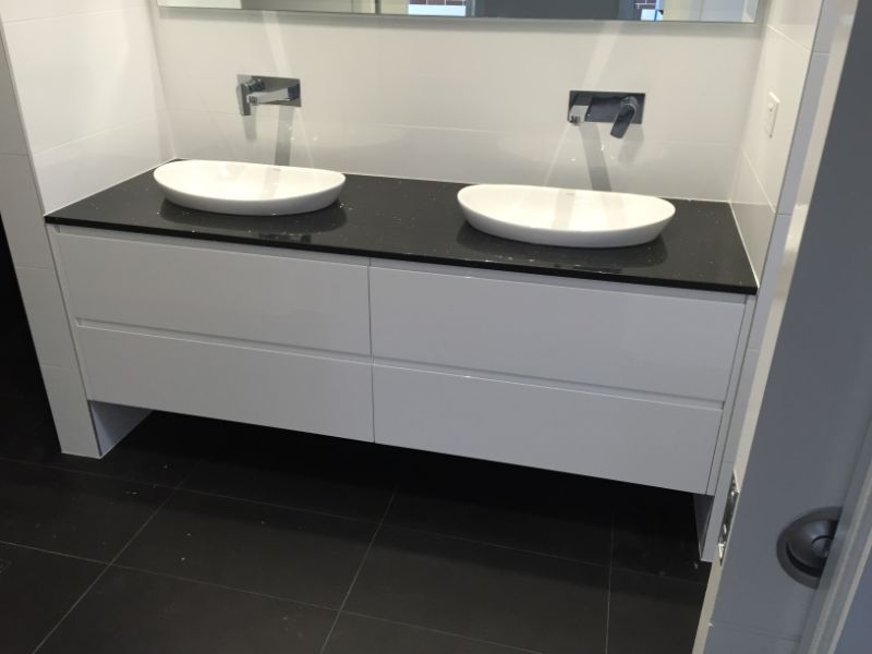 Dual Sink in Bathroom — Innovative Design in Salamander Bay, NSW