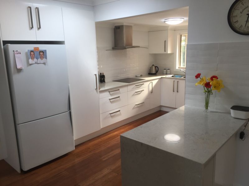 Small White Kitchen — Innovative Design in Salamander Bay, NSW