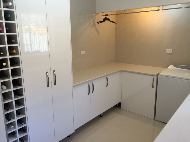 Wine Cellar in Laundry — Innovative Design in Salamander Bay, NSW