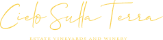 Gold script text reading 