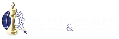 a logo for content united services inc. with a gold chess piece