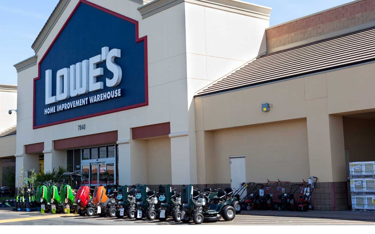 Photograph of a hardware store exterior