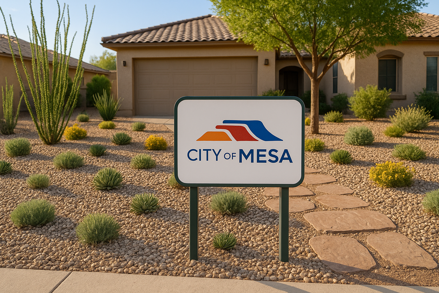 Mesa xeriscape-conversion