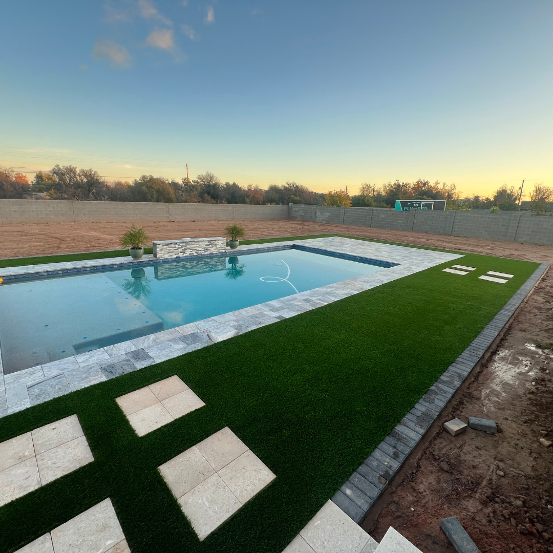 Pool Installation Modern Desert Landscapes - East Valley Landscapers in Arizona