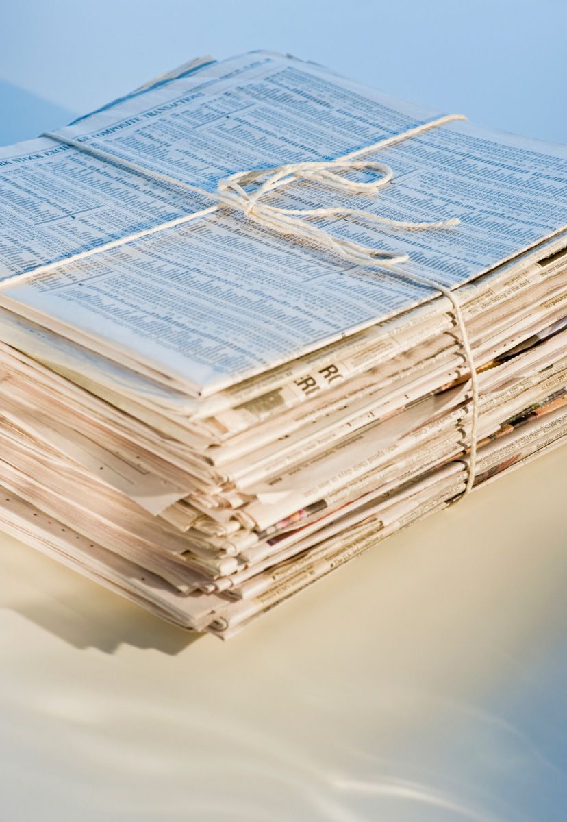 Pile of Newspapers — Anaheim, CA — Sunwest Metal, INC Pile of Newspapers — Anaheim, CA — Sunwest Metal, INC