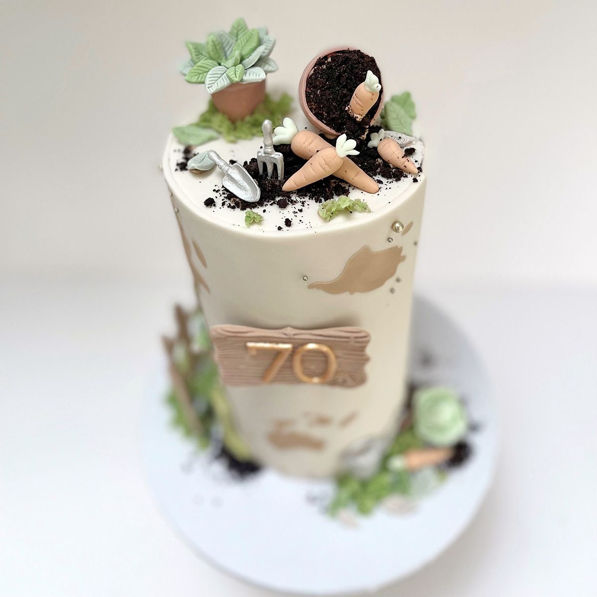 70th Birthday cake Cheshire 