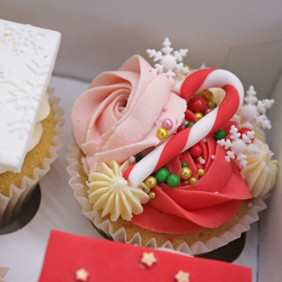 Christmas cupcakes Bramhall