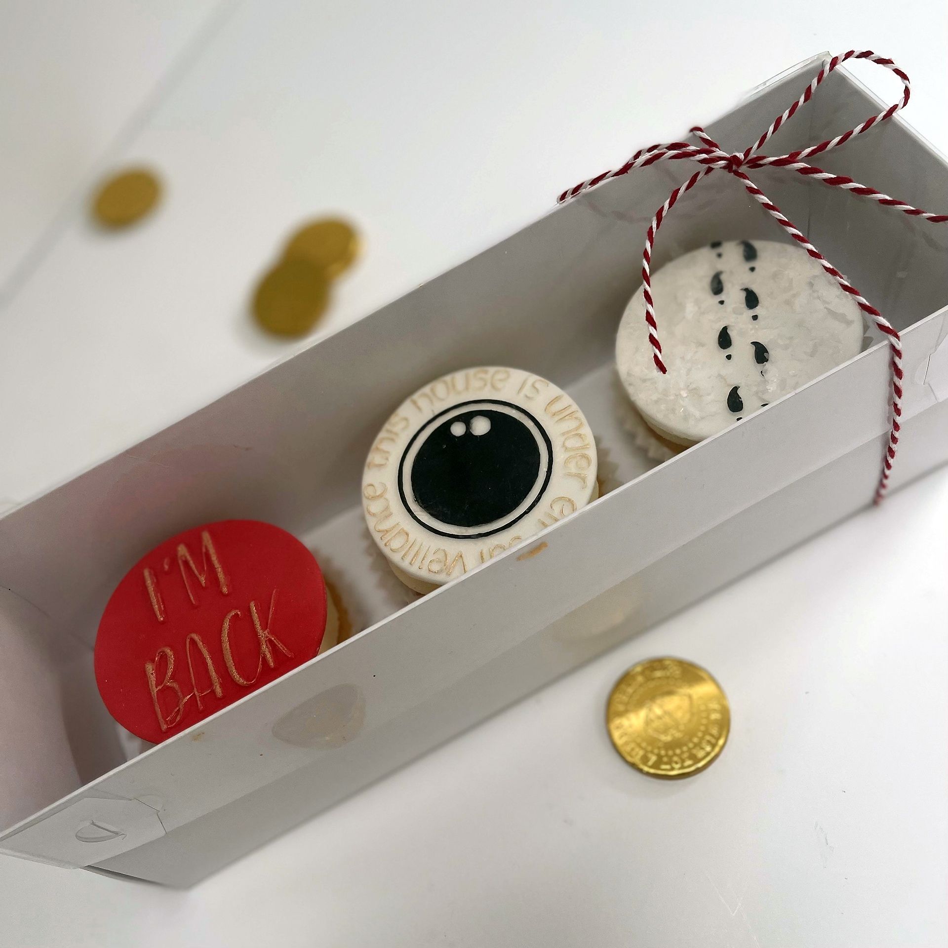 Christmas cupcakes Cheshire