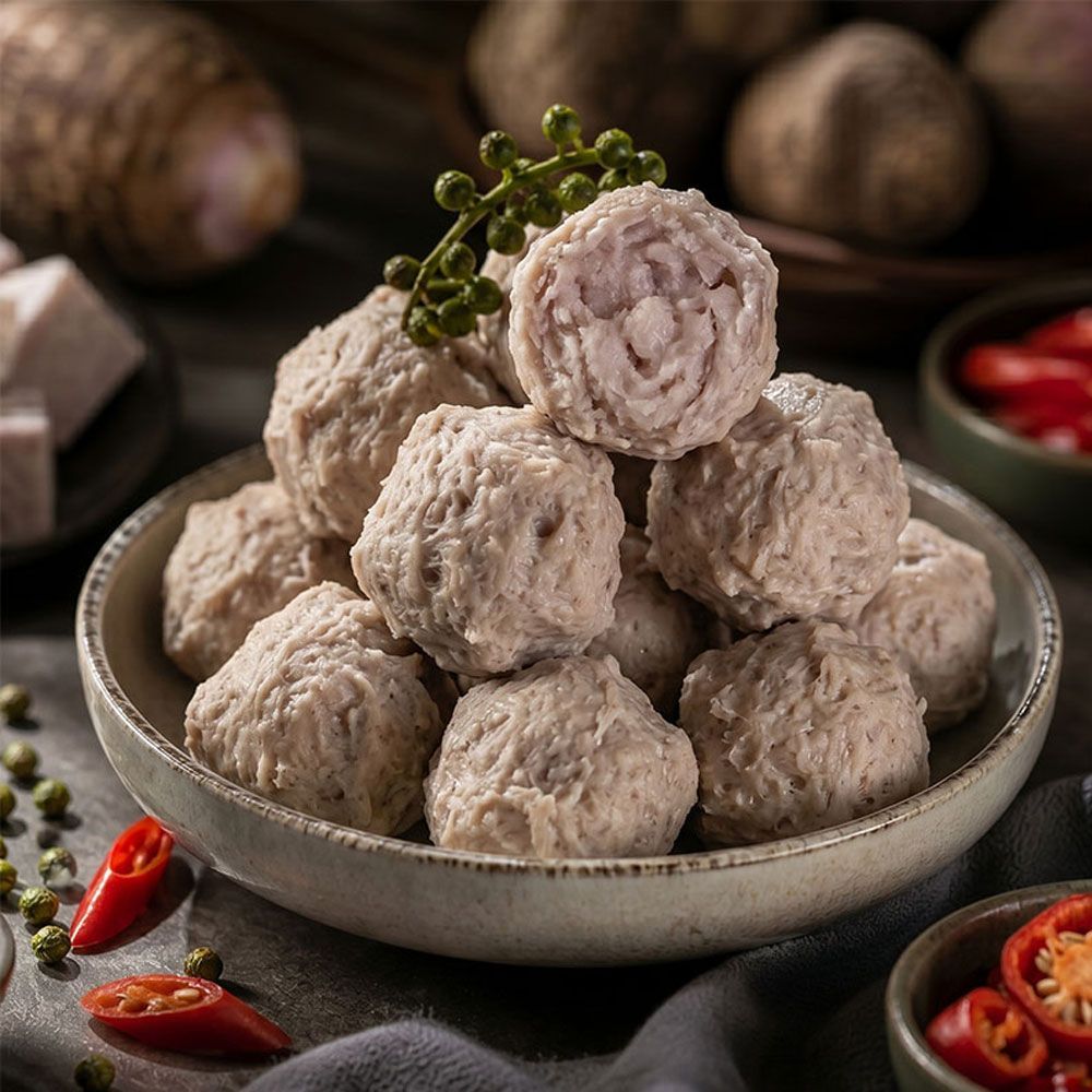 【和興食品】椒麻芋頭貢丸600g