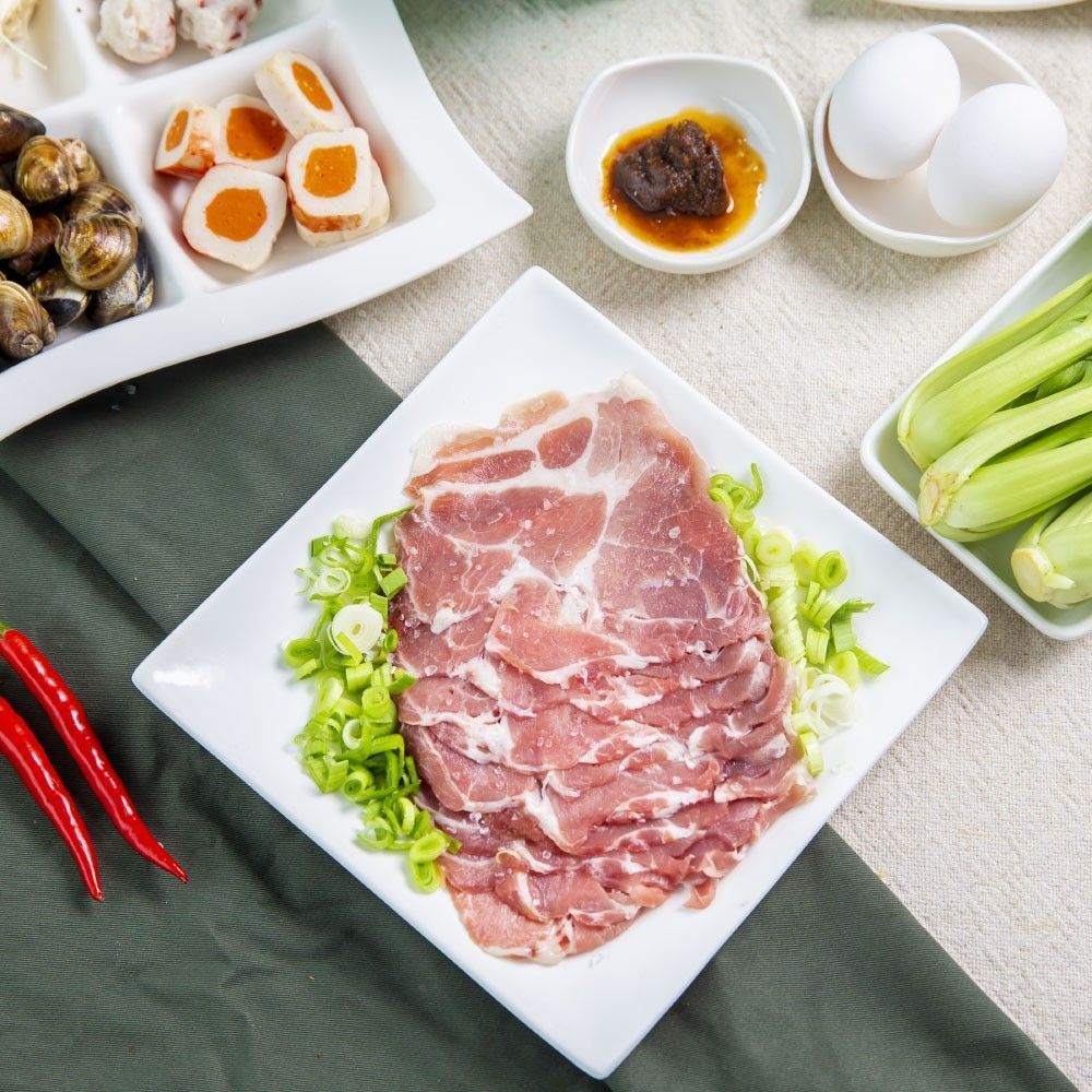 台灣豬梅花火鍋肉片250g