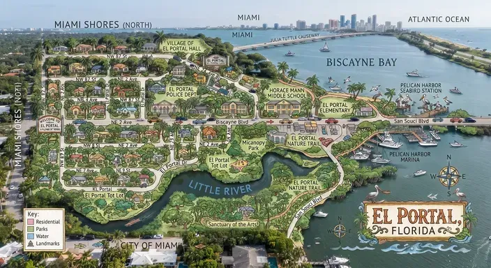 EL Portal FL Map
