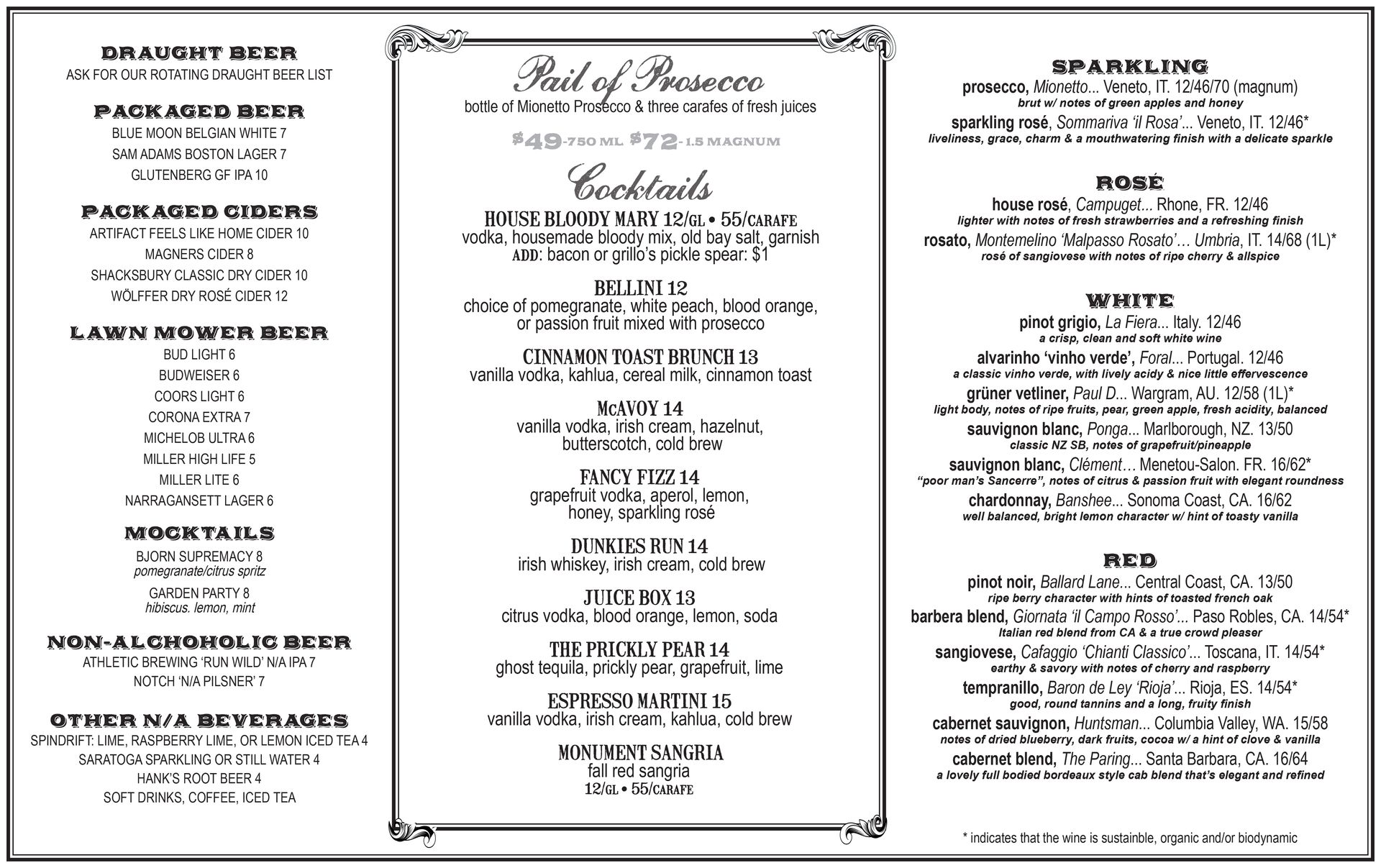 Best Brunch Charlestown Monument Restaurant & Tavern