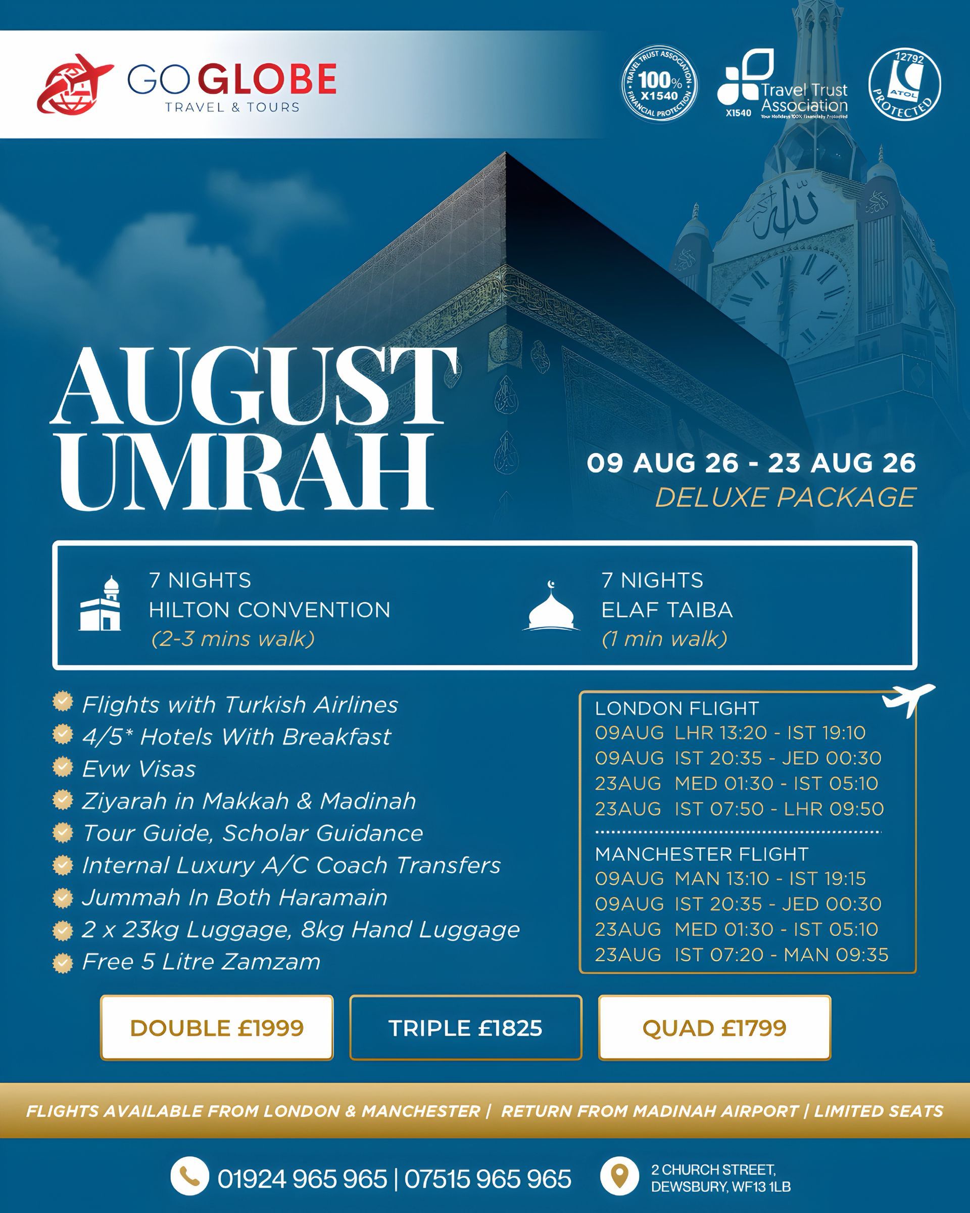 Deluxe August Umrah