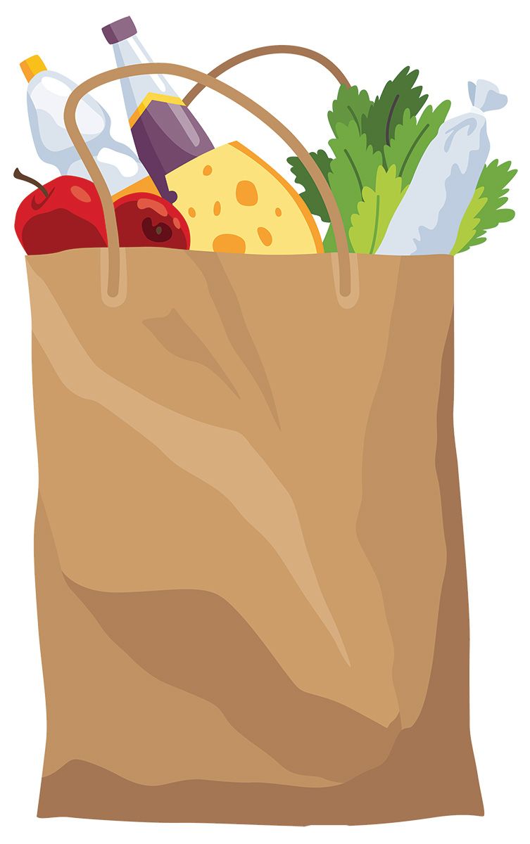 bags of groceries